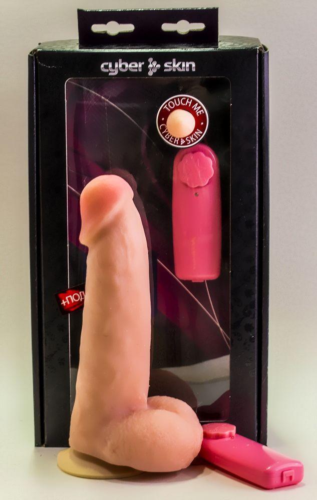 Вибромассажёр неоскин с выносным блоком  купить со скидкой в секс шопе  Вибраторы  Реалистичные